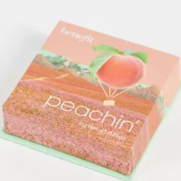 SALE! ✅ Benefit #PEACHIN Silky-Soft Powder Blush ✨ NEW IN BOX - Picture 1 of 10